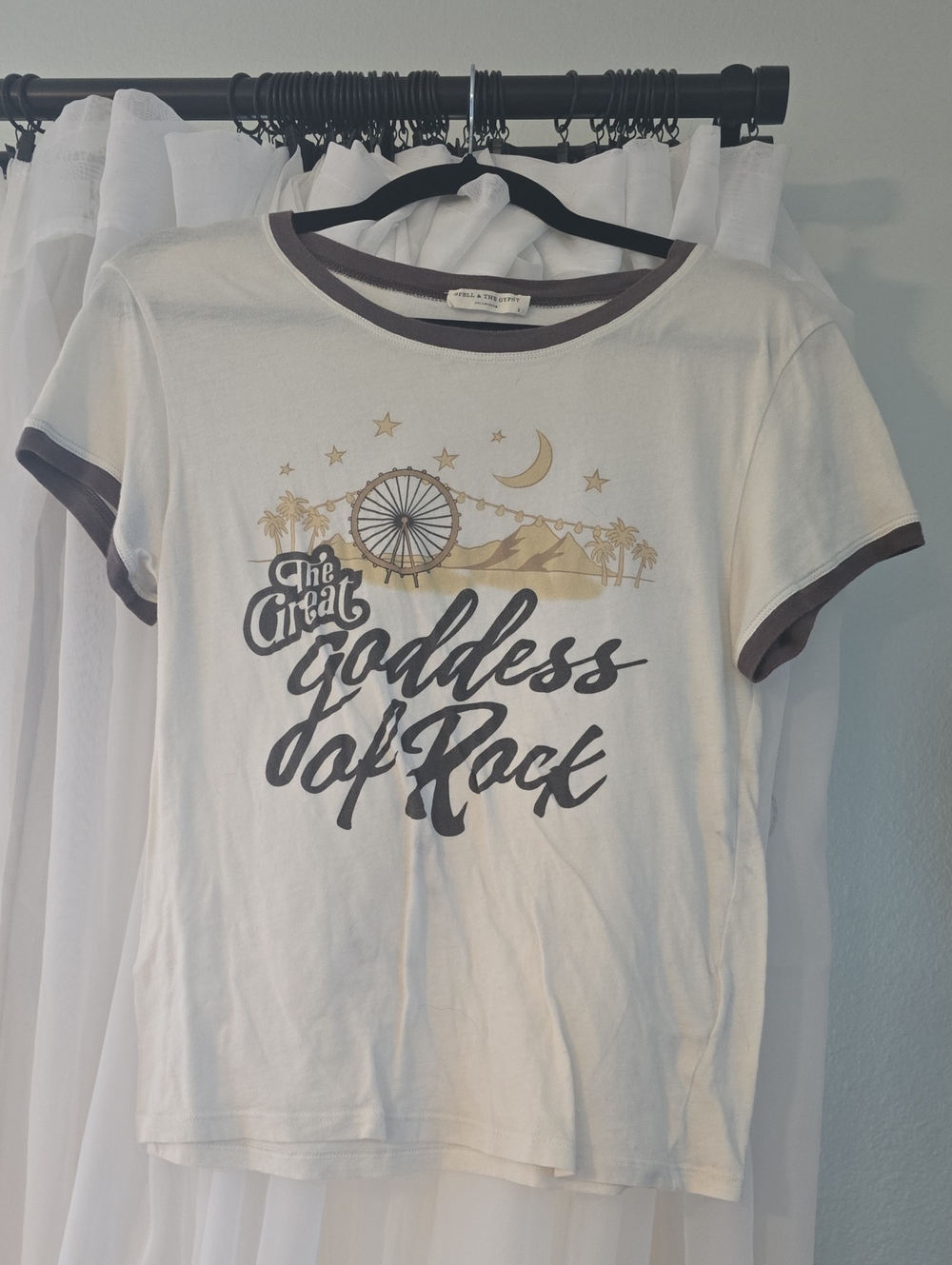 RARE Spell & The Gypsy Collective ~ Goddess of Rock Ringer Tee S/SMALL